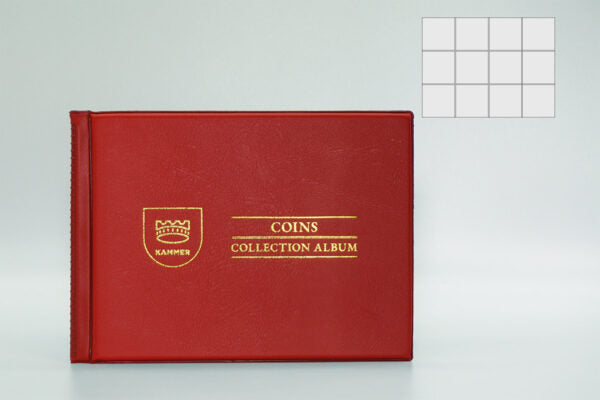 Album Klaser na Monety Kammer Smart 120 Czerwony