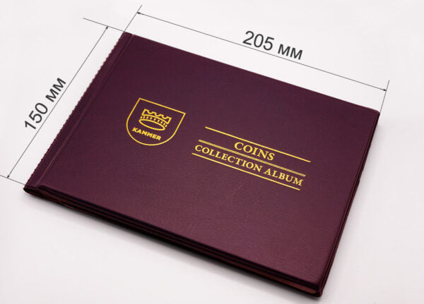 Album Klaser na Monety  Kammer Smart 240 Bordo